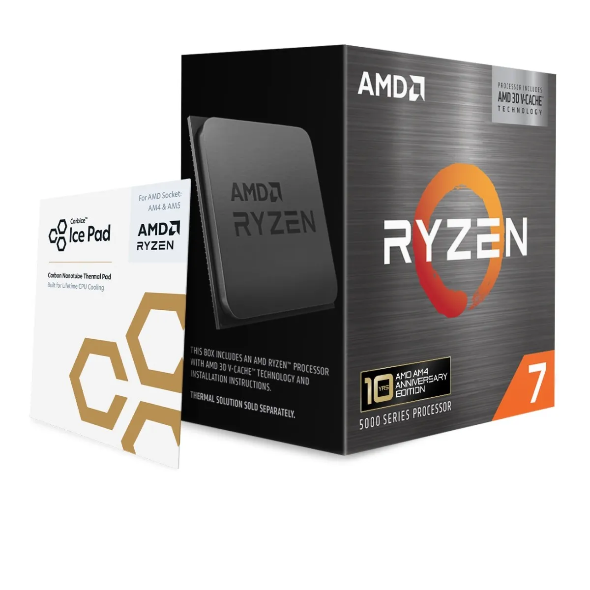 Ryzen 7 5800X3D 8C/16T 3.40-4.50GHz boxed ohne K?hler