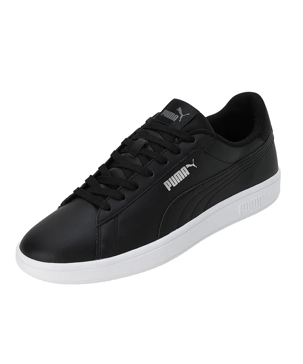 PUMA Smash 3.0 L, Scarpe da ginnastica Unisex-Adulto, Multicolore (PUMA Black-PUMA Black-PUMA White), 41 EU