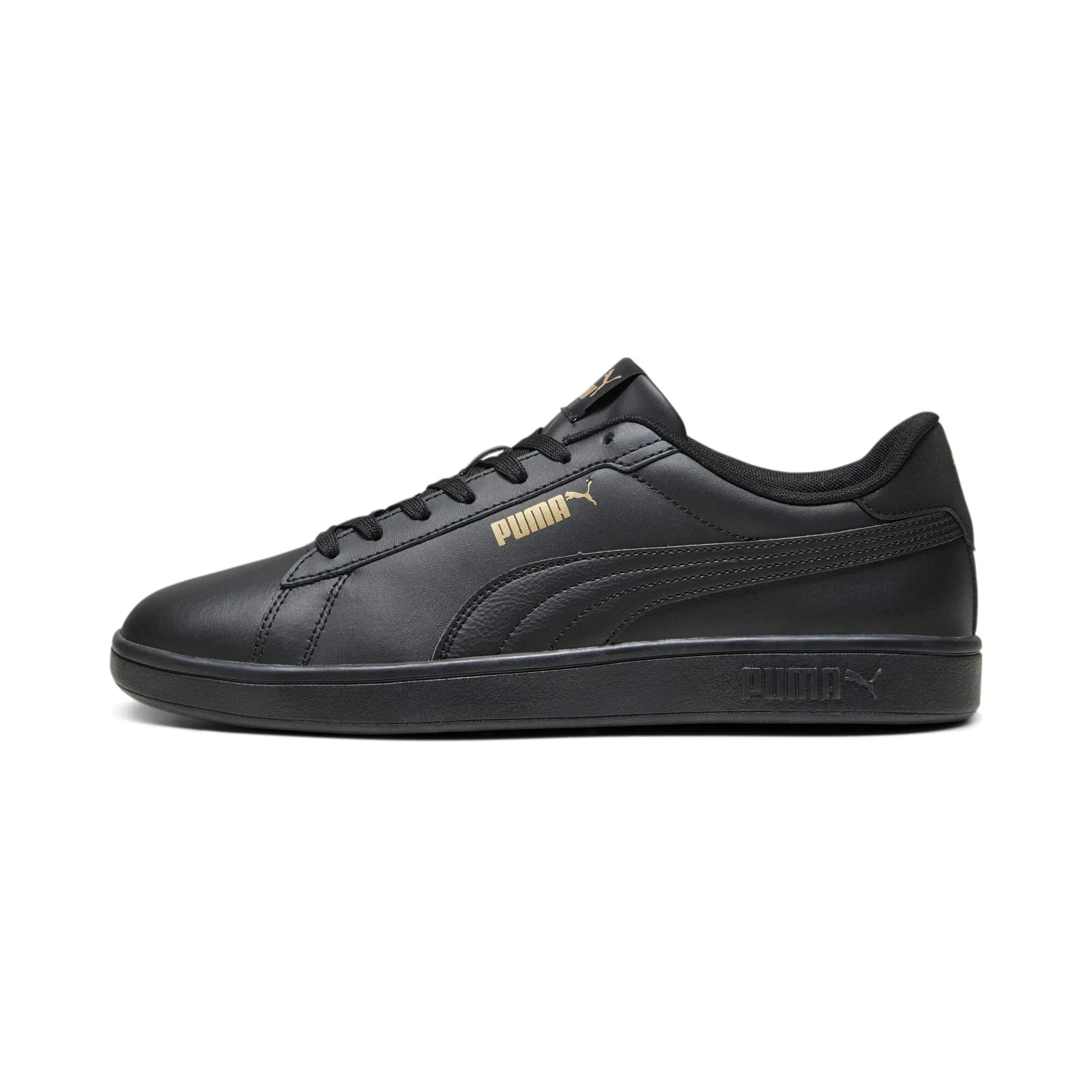 PUMA Smash 3.0 L, Scarpe da ginnastica Unisex-Adulto, Nero (PUMA Black-PUMA Gold-PUMA Black), 40 EU