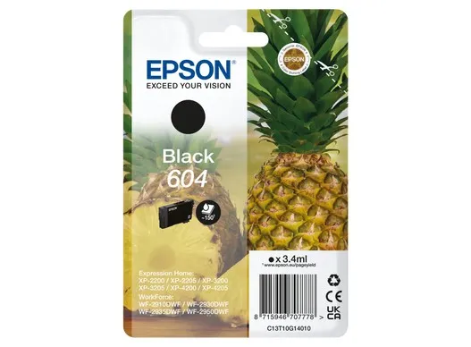 Originale Epson 604 cartuccia nero - C13T10G14010
