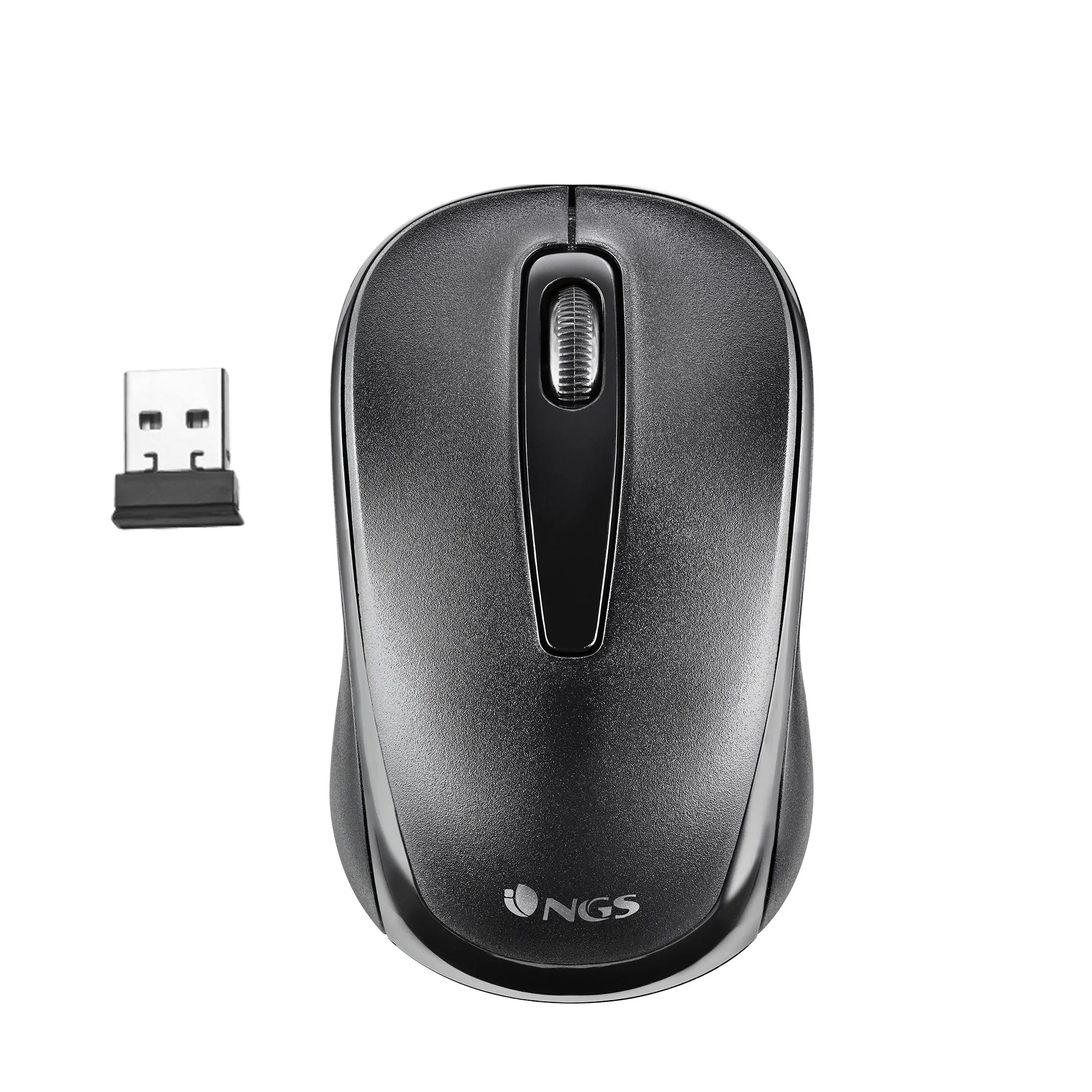 Ngs Mouse Con Filo 1200Dpi Wireless Conness Usb Nero