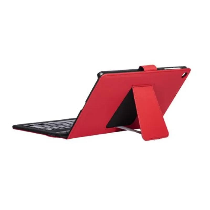 Custodia con tastiera Silverht per tablet Samsung Tab A9+ / A11+ 11" rossa