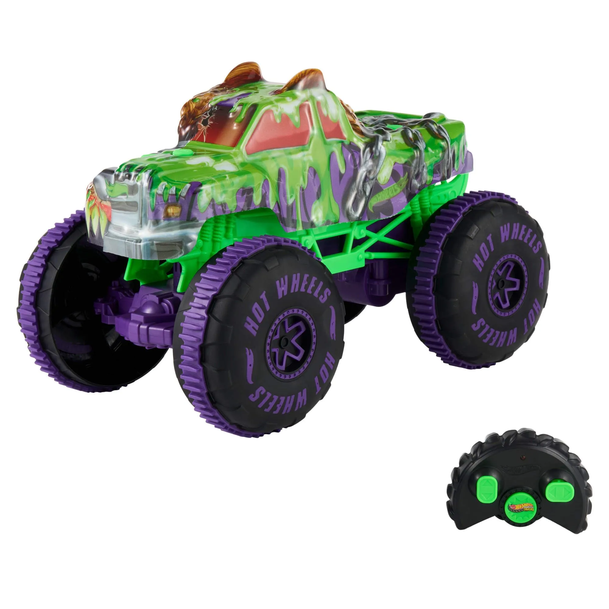 Hot Wheels Monster Trucks Mutant Chaos Veicolo RC Wreckin’ Wolf