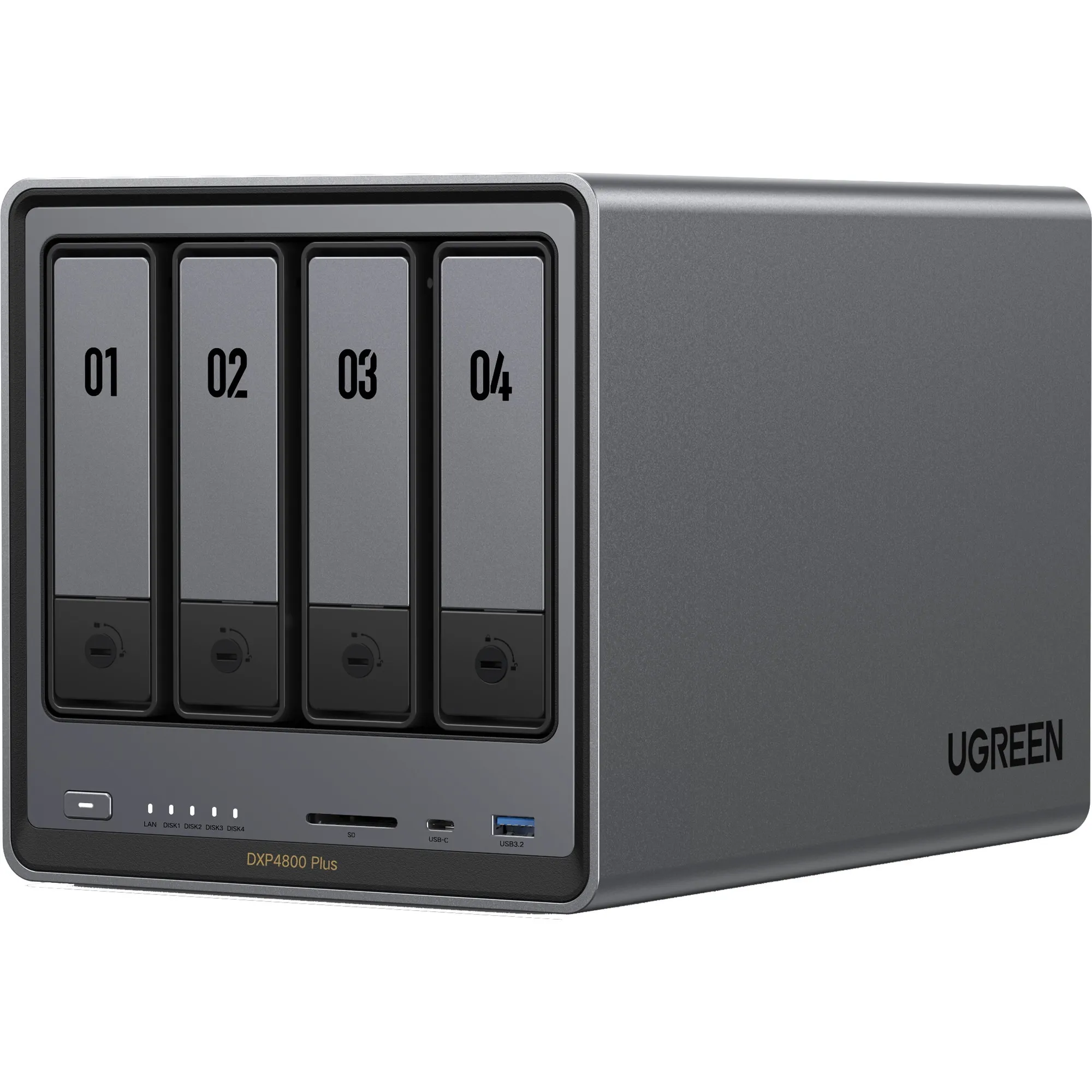 NASync DXP4800 Plus NAS Desktop Intel® Pentium® Gold 8505 8 GB DDR5 0 TB UGOS Pro