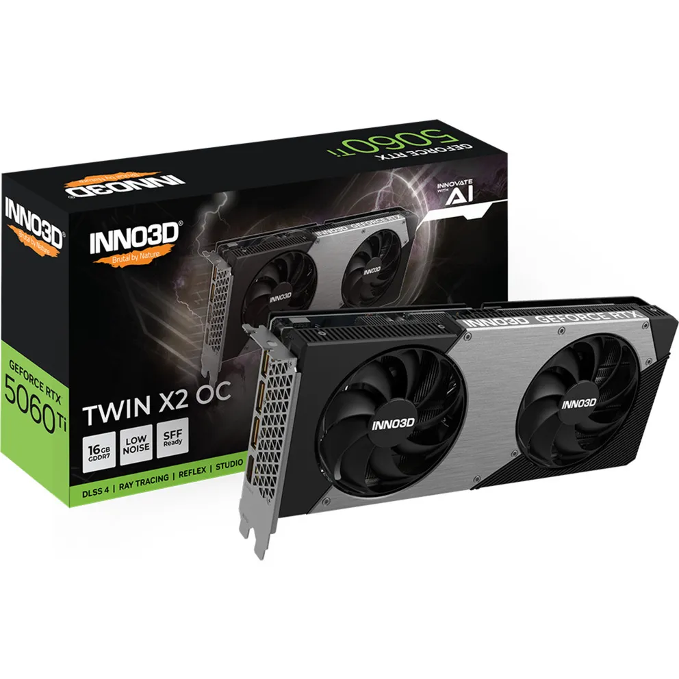 GeForce RTX 5060 Ti TWIN X2 OC 16GB, Scheda grafica