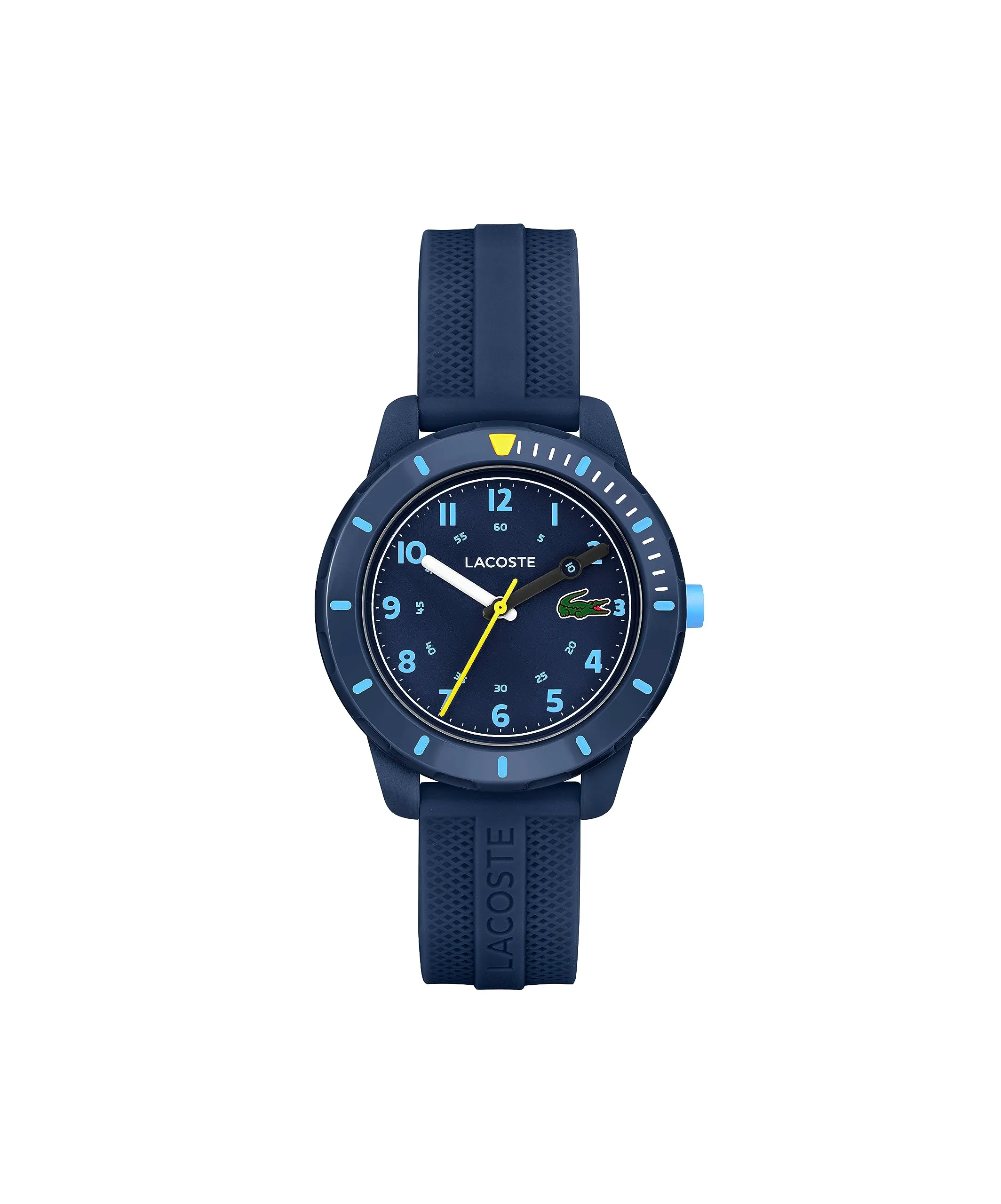 Lacoste Orologio Analogico al Quarzo da Bambini Collezione MINI TENNIS con Cinturino in Silicone Blu Navy - 2030053