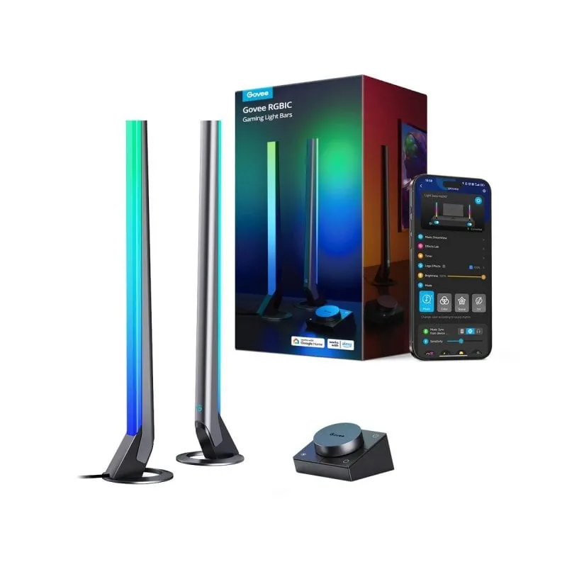 Kit illuminazione intelligente Govee H6047 Wi-Fi Bluetooth 16M Colori Multi-Stile 5pz