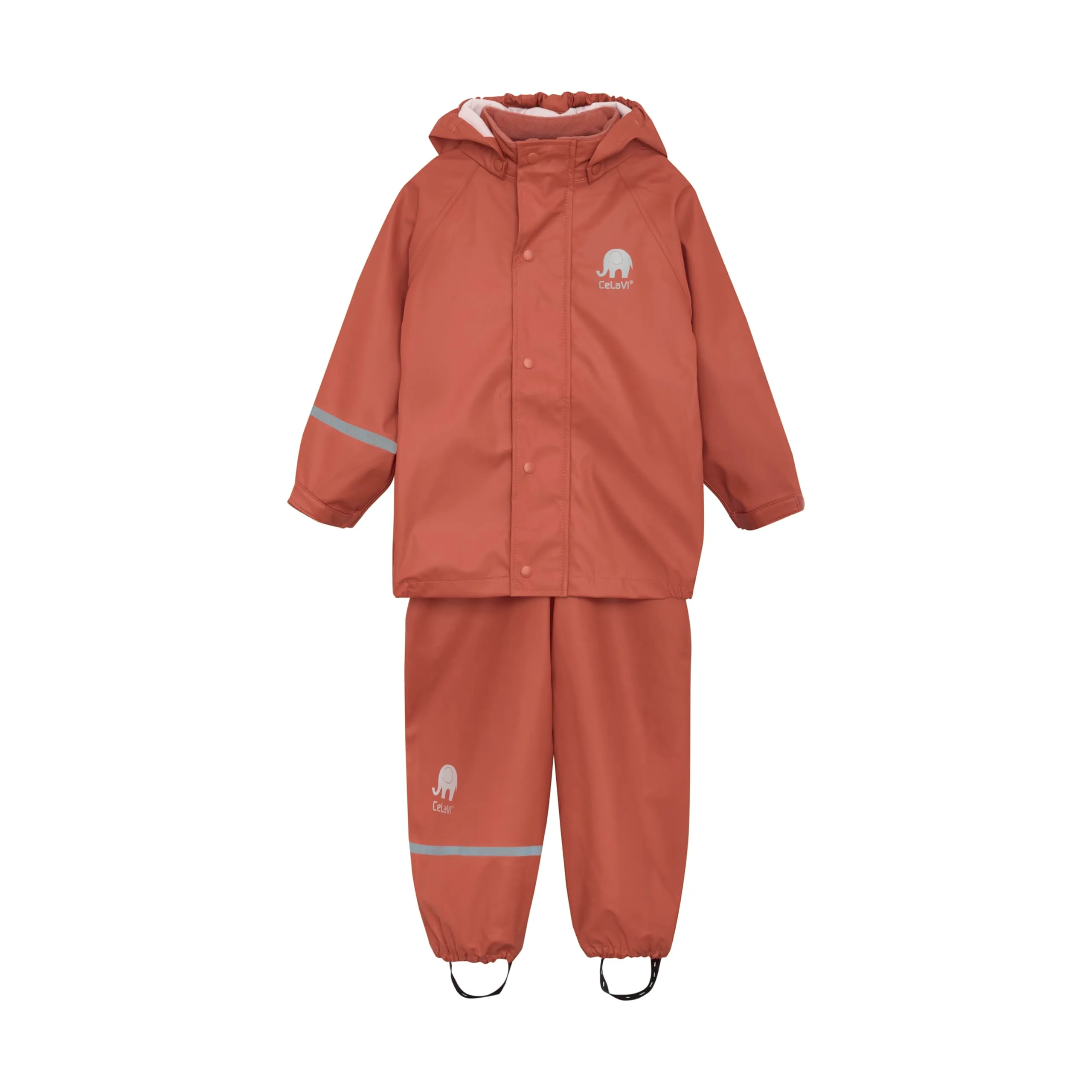 CeLaVi Basic Rainwear Set Giacca da Pioggia, Sequoia, 70 Bambina