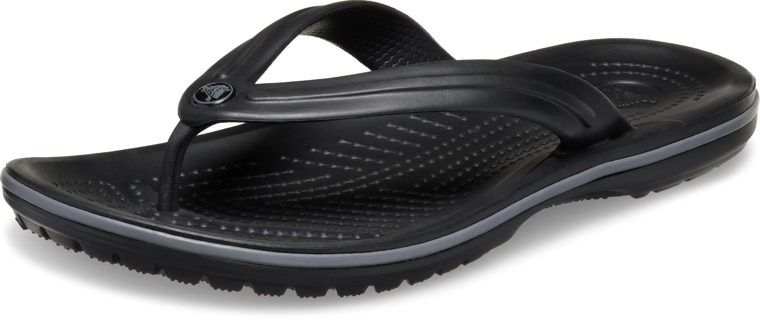 Crocs Crocband Infradito, Nero/Grigio Ardesia, Unisex, EU 42-43