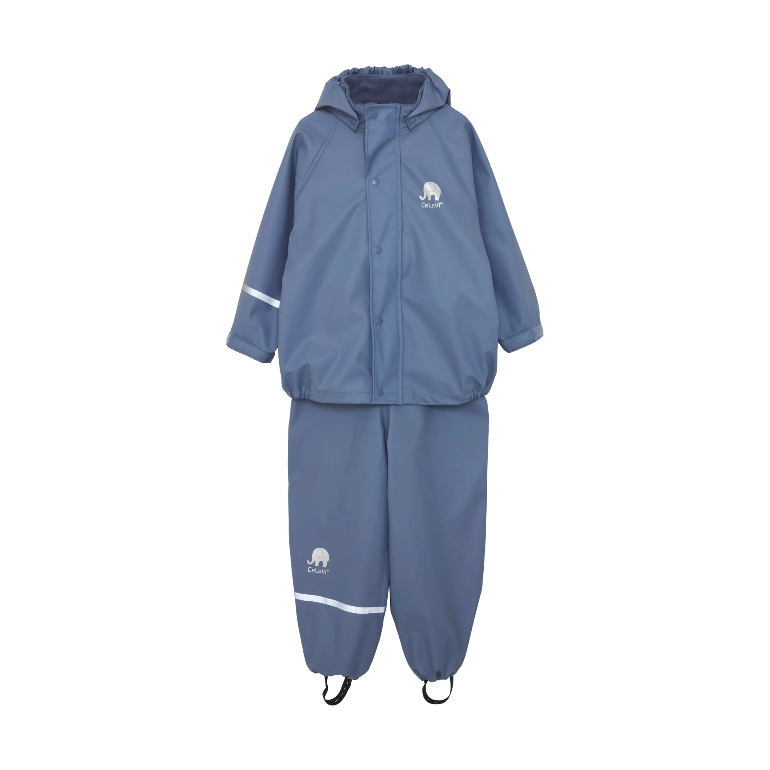 Celavi CeLaVi Basic Rainwear Set Unisex - Solid Pu CeLaVi Basic Rainwear Set - Solid PU, Grigio, 150