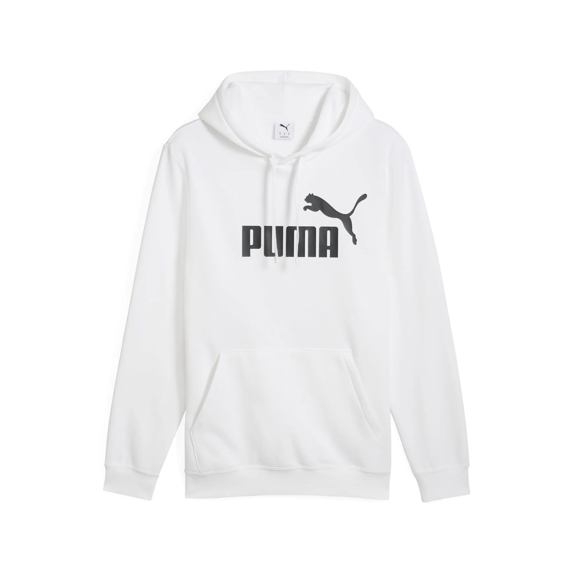 Puma Ess No. 1 Logo Hoodie FL, Felpe con Cappuccio Uomo, Puma White,