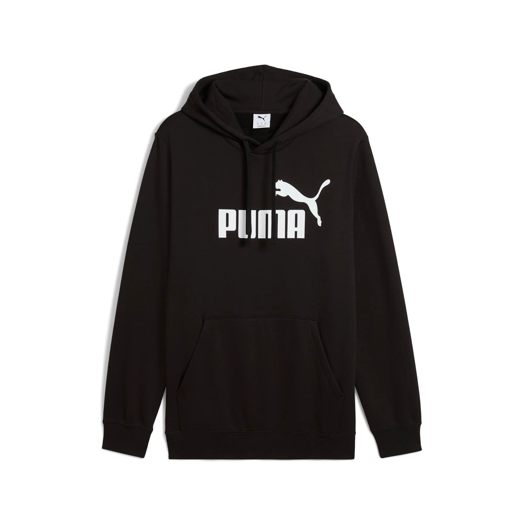 Puma Ess No. 1 Logo Hoodie FL, Felpe con Cappuccio Uomo, Puma Black,