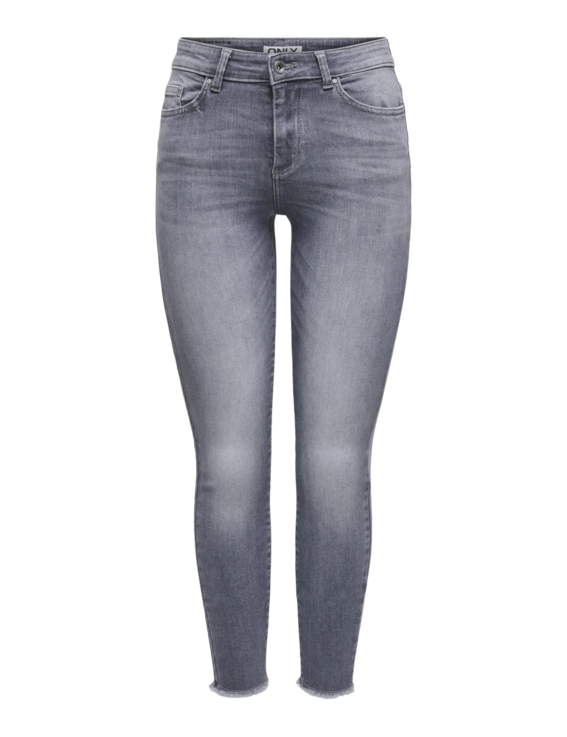 ONLBLUSH Vita Media Skinny Fit Lunghezza Alla Caviglia Jeans Grigio X_L/34