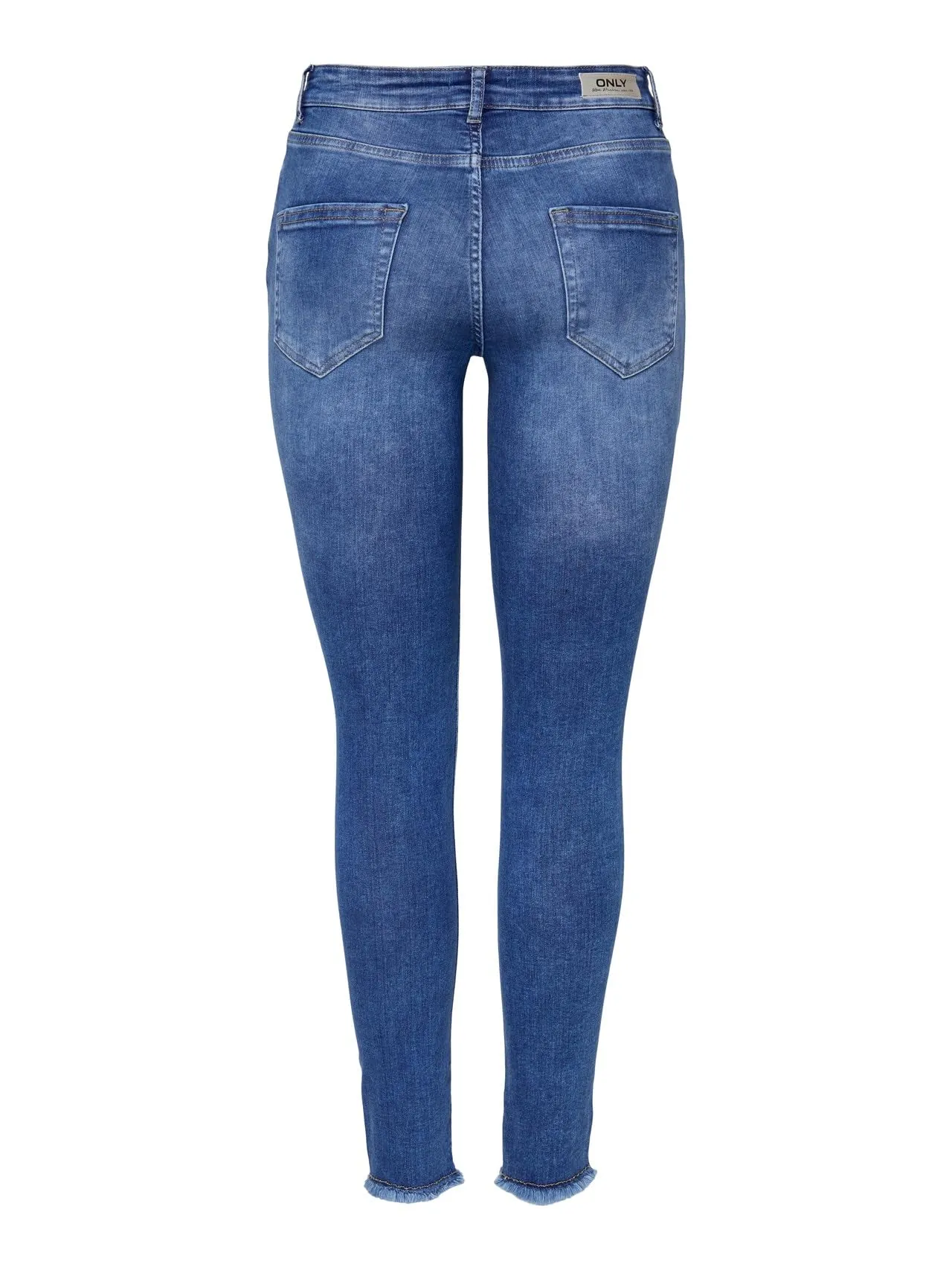 ONLBLUSH Vita Media Skinny Fit Lunghezza Alla Caviglia Jeans Blu X_L/32