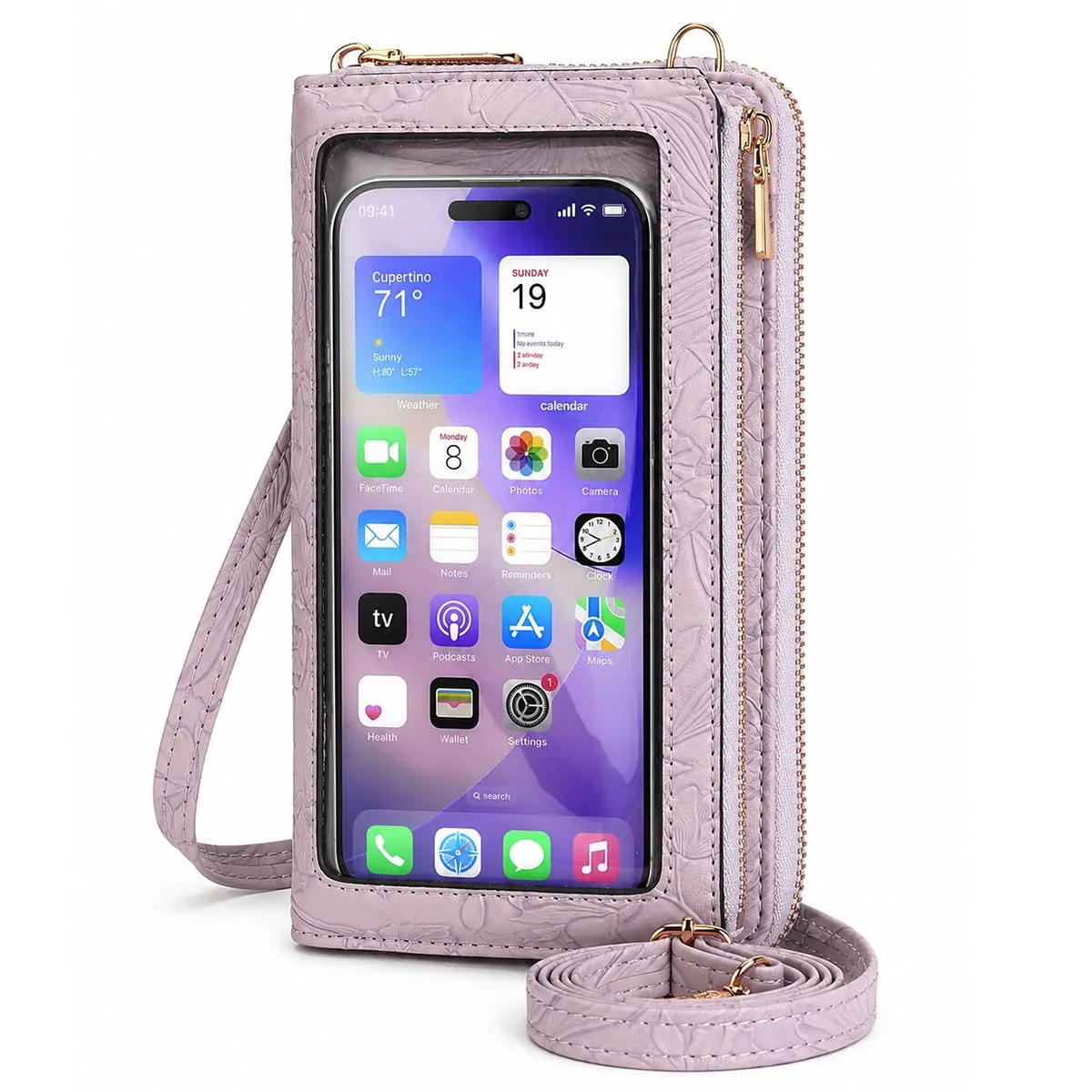 Goiacii, borsa a tracolla per telefono da donna, portafoglio da viaggio, touch screen, piccola borsa da polso