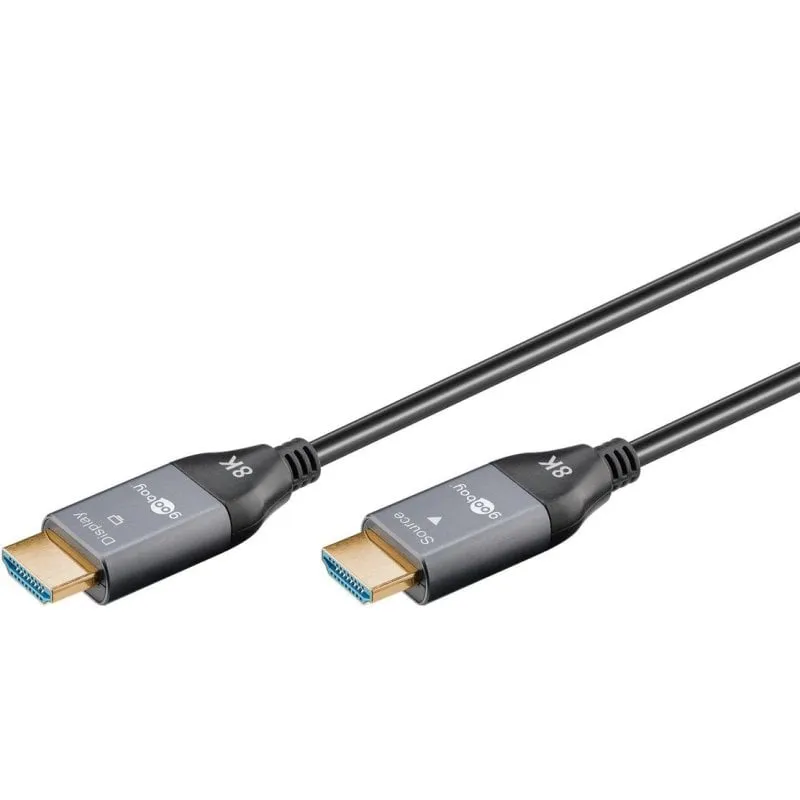 Cavo HDMI Goobay 76276 30 m HDMI 2.1 48 Gbit/s Nero