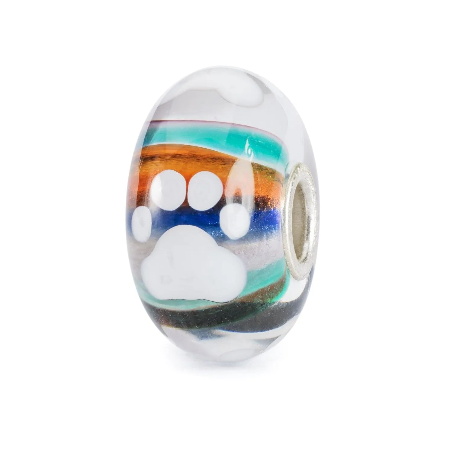 Trollbeads Collezione autunno Pfötchenliebe Glasbeads, misura unica, Vetro, Nessuna pietra preziosa