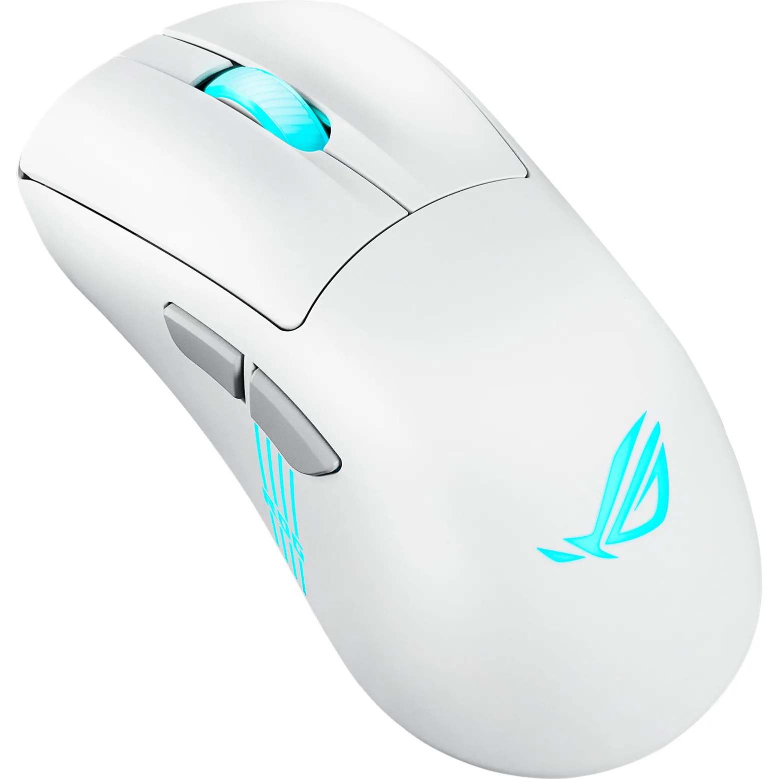 ROG Keris II Origin WHT mouse Gaming Mano destra RF Wireless + Bluetooth + USB Type-A Ottico 42000 DPI, Mouse da gioco