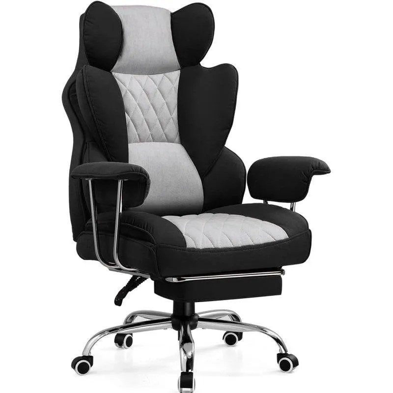 Sedia Gaming GTPLAYER con supporto lombare a molle e poggiapiedi 180kg