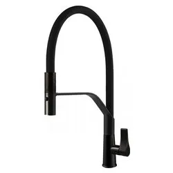 Miscelatore lavello semiprofessionale doccetta PROTON Matt black 17191 299