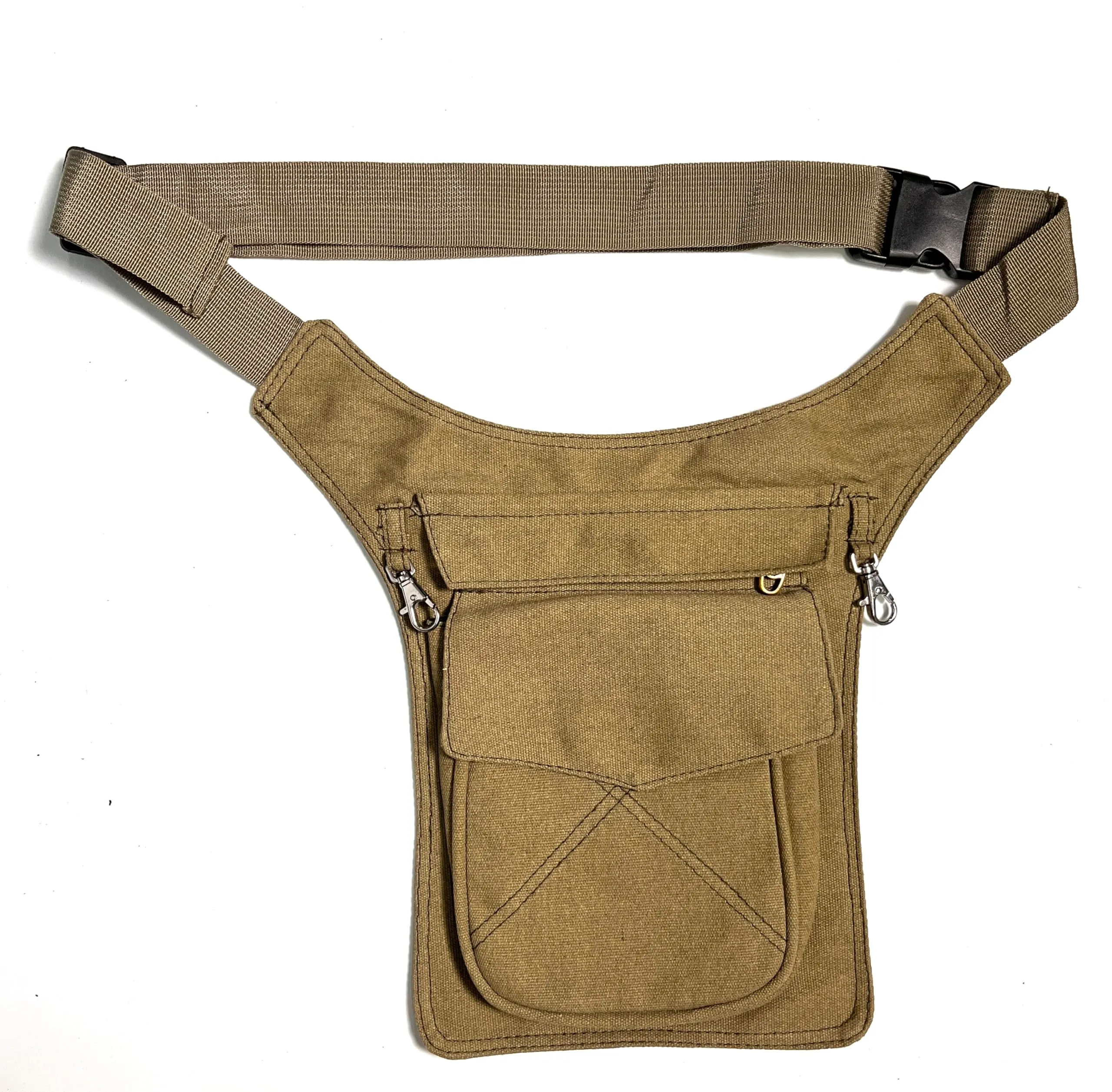 Borsa da Cintura Laterale Grande 027031, Verde, Taglia Unica, Alla Moda