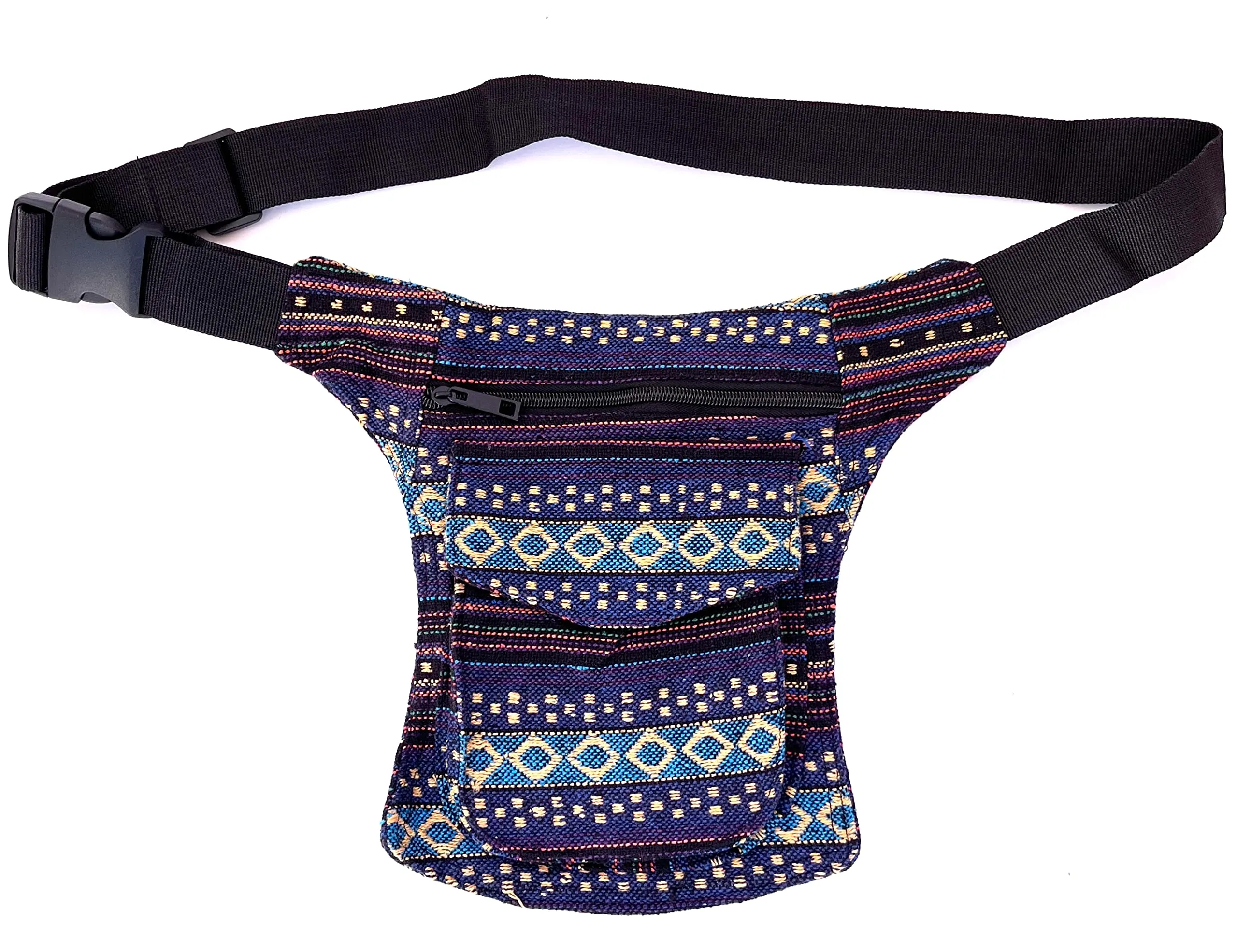 Marsupio Laterale Grande 027031, blu, M, Moda