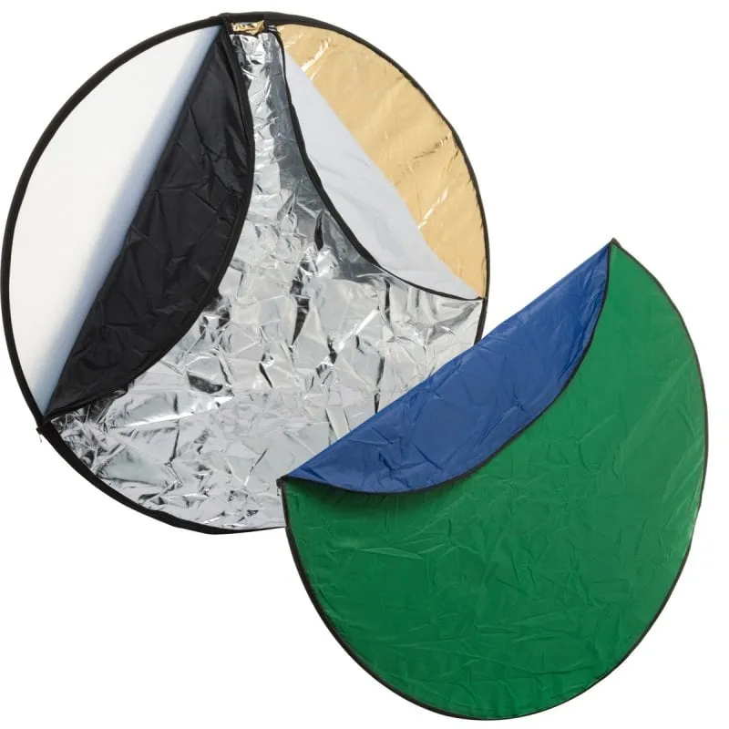 Diffusore Bresser BR-TR2 7 in 1 Pieghevole 80cm con Riflettore Multicolore