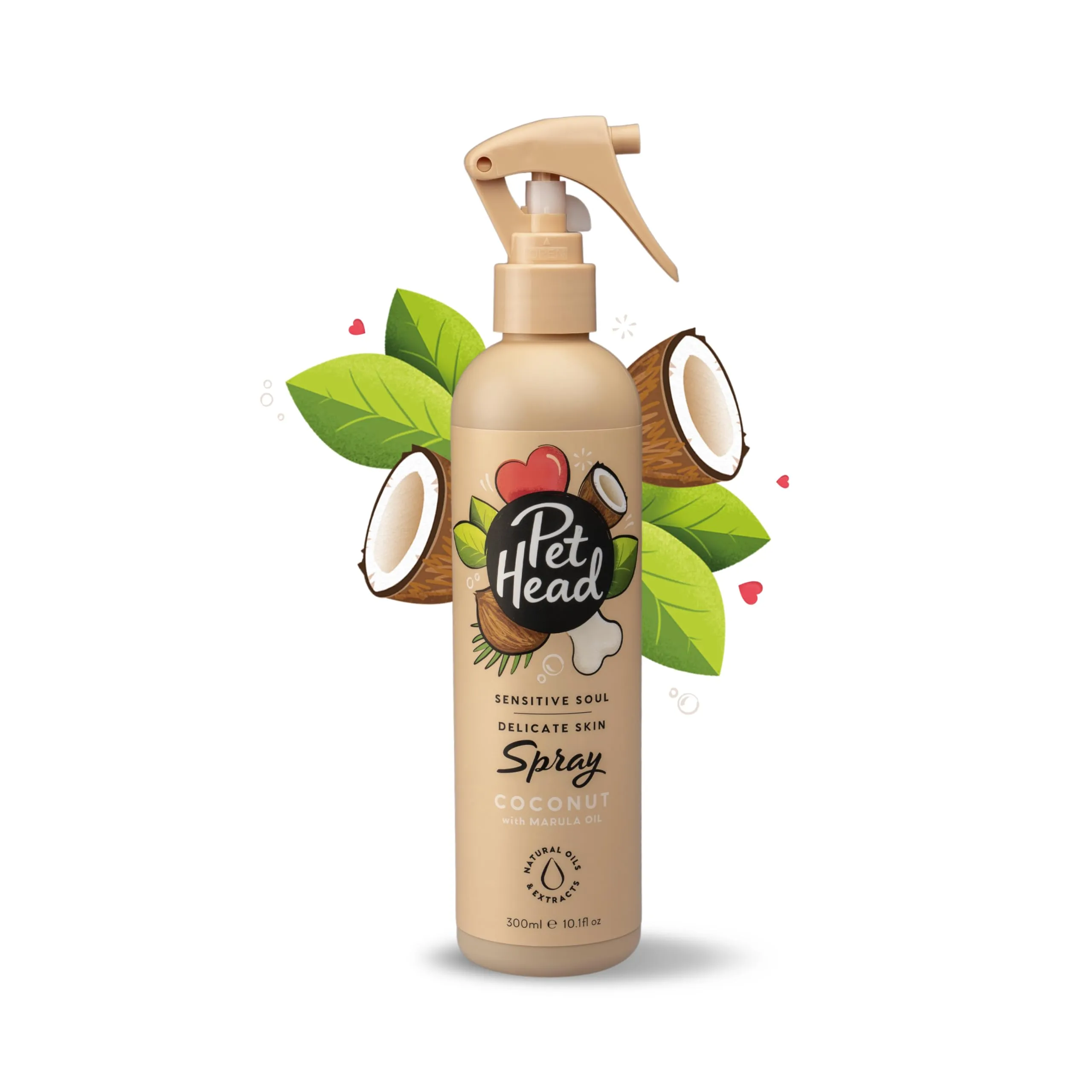 Pet Head Deodorante Spray per Cani con Pelle sensibile, ipoallergenico, Marrone