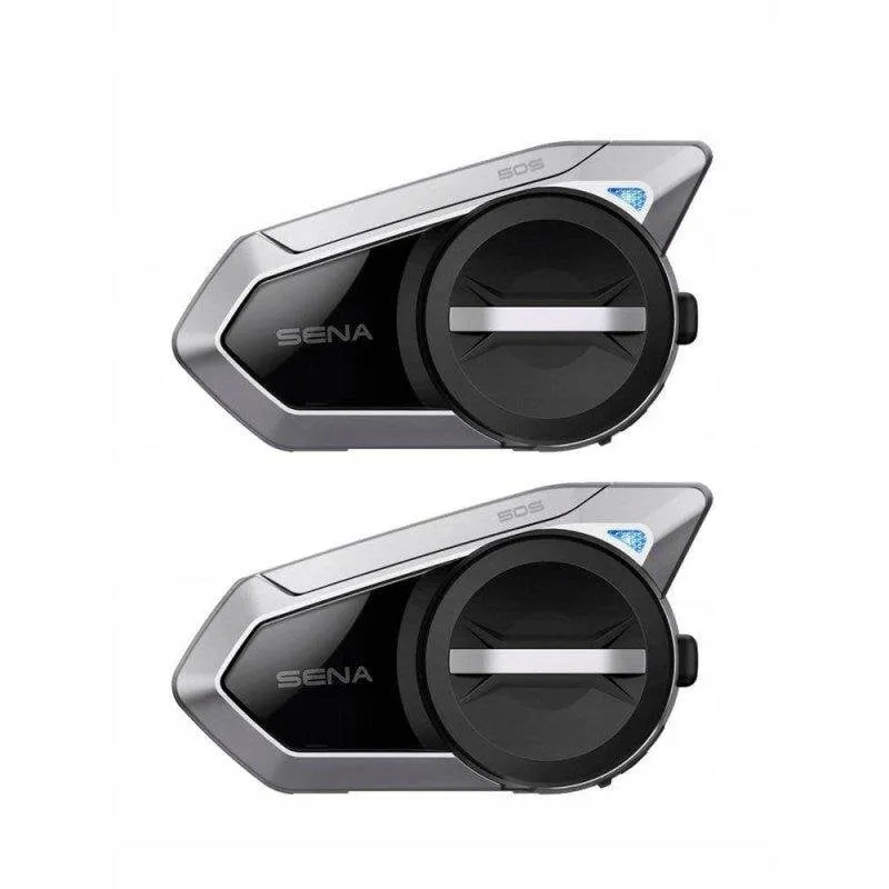 Auricolari Arsenal 50s-10d wireless Bluetooth per moto con Riduzione Rumore e Radio FM, neri
