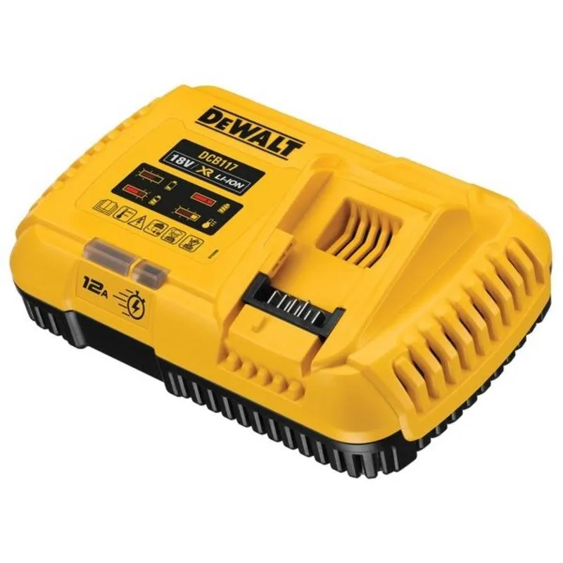 Caricatore DeWALT DCB117-QW 18 V 12 A per batterie XR e XR FLEXVOLT