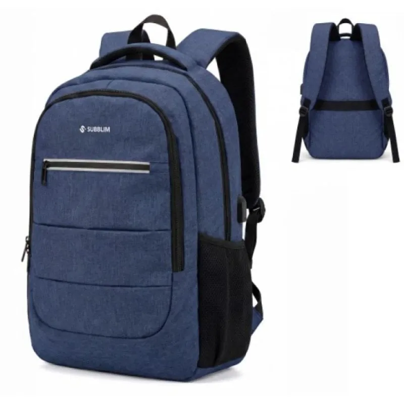 Zaino Subblim City Plus 16" 26L Blu