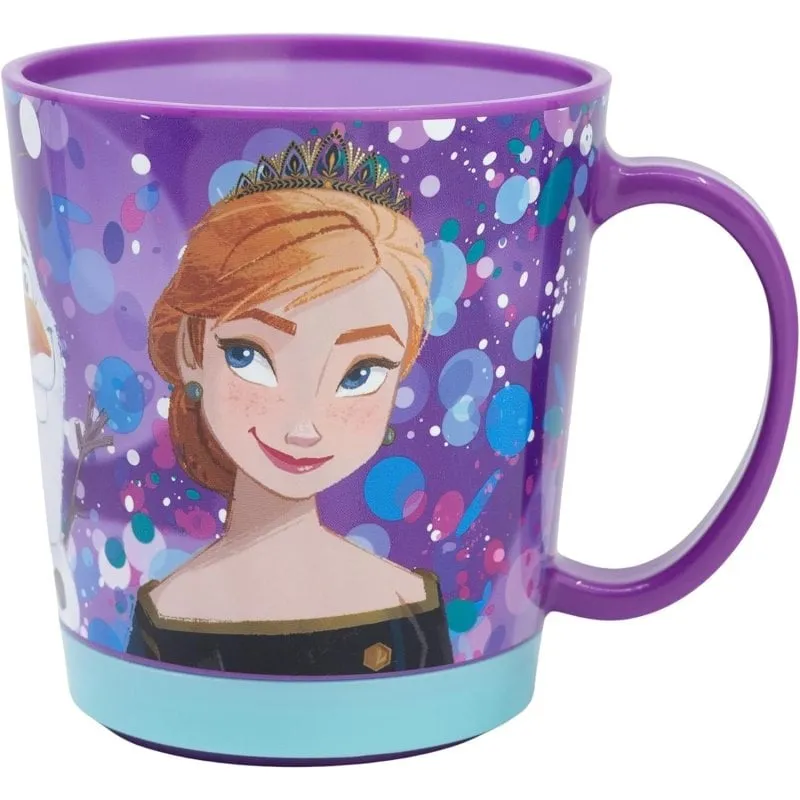 Tazza Frozen Disney Viola Antirovesciamento 410 ml