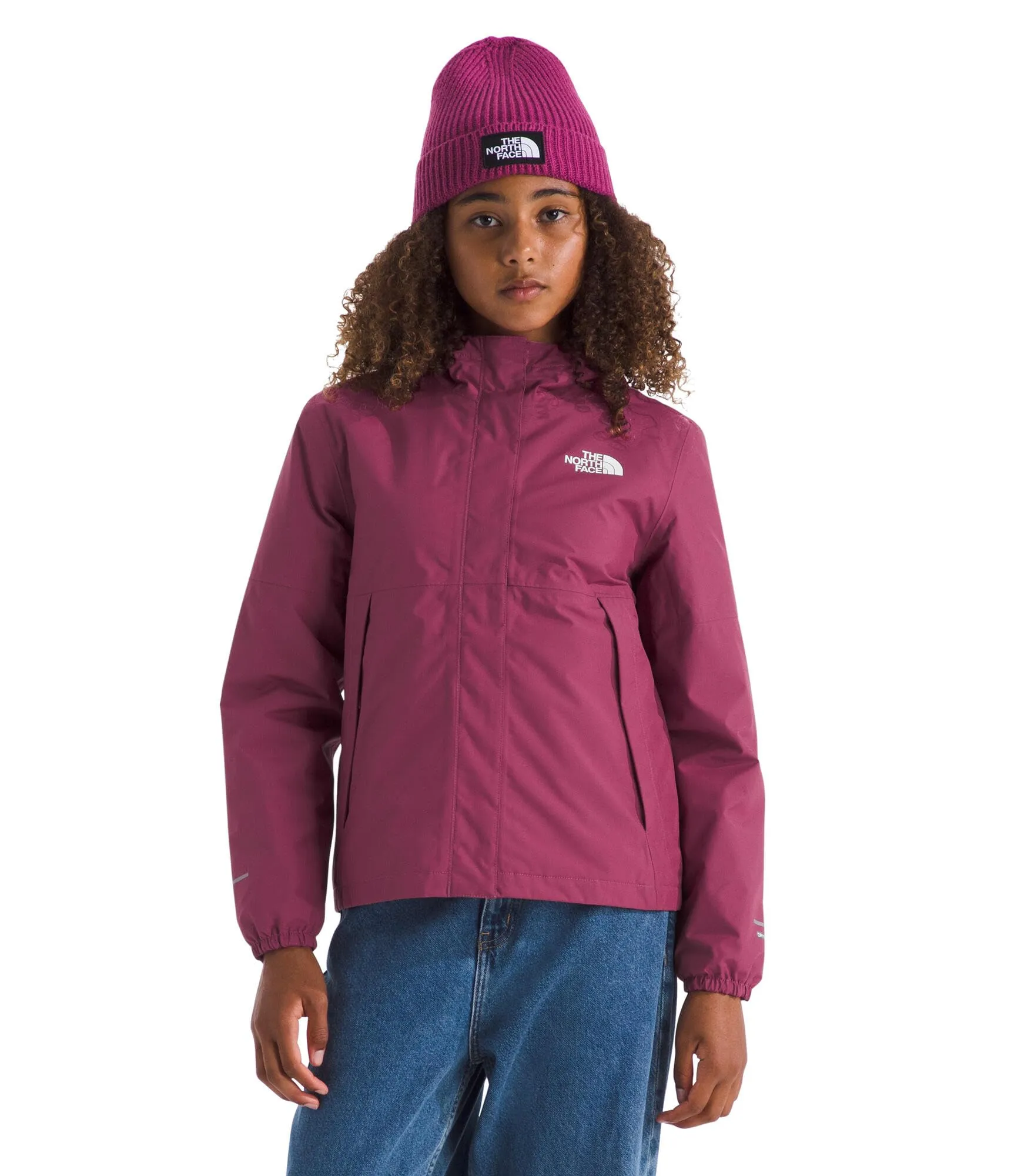 THE NORTH FACE NF0A873R6EO G WARM ANTORA RAIN JACKET Giacca Unisex Bambino Cyber Berry Taglia M