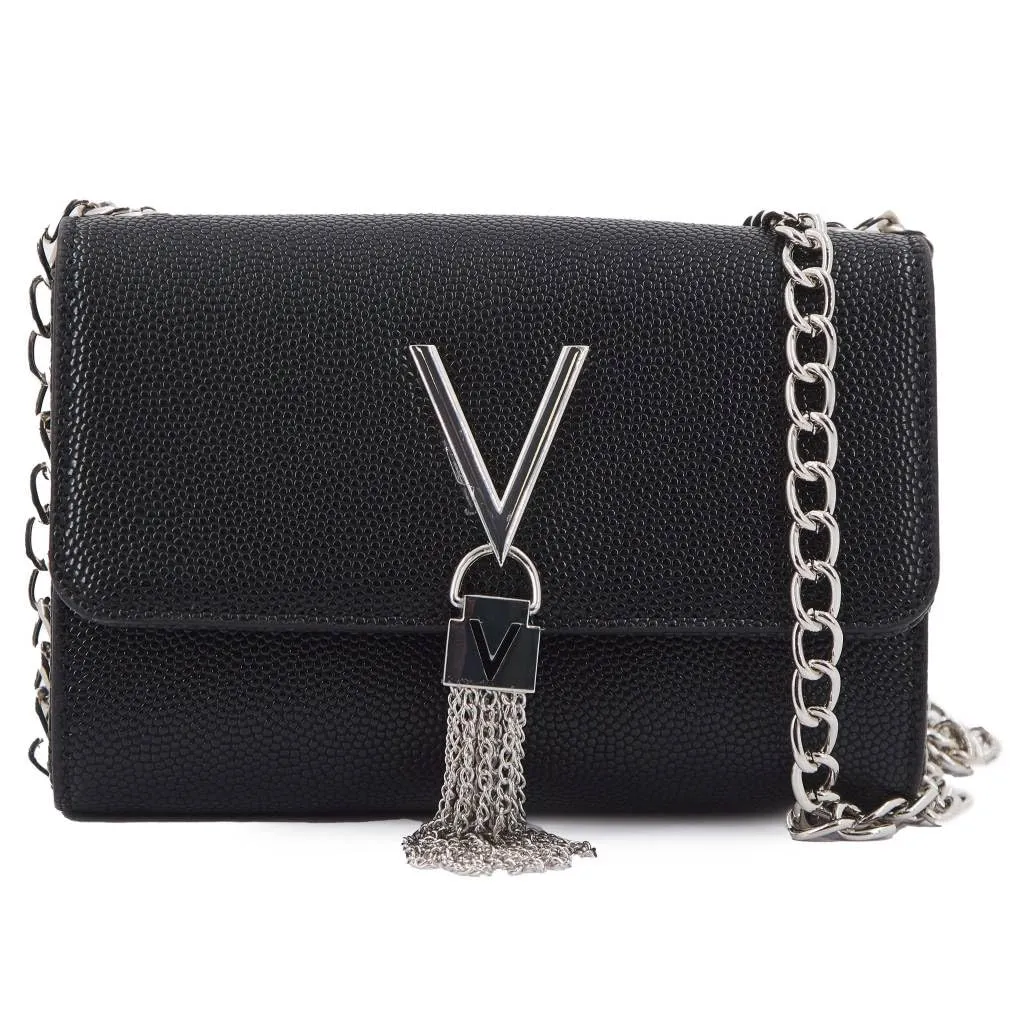 Valentino by Mario Divina - Pochette da giorno Donna, Nero, 4x11.5x17 cm (B x H T)