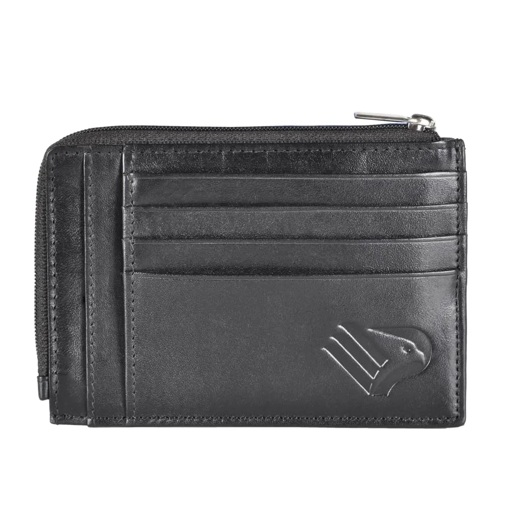 Portacarte di credito in Pelle RFID con logo impresso a caldo. Prodotto ufficiale PALERMO 303646