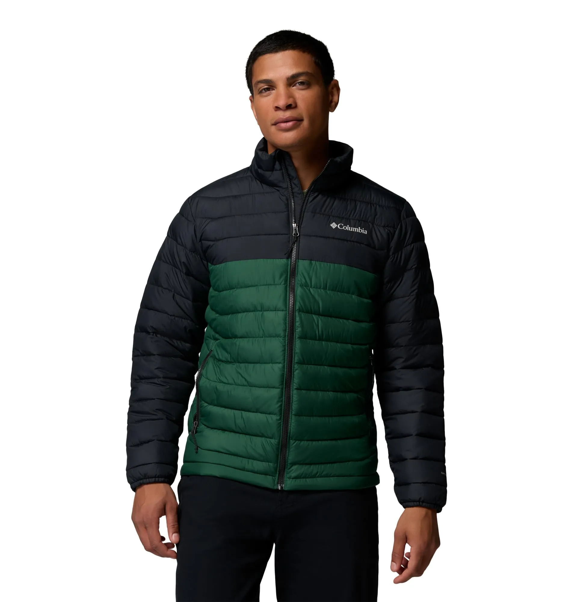 Columbia Powder Lite 2 - Piumino da uomo, colore: nero, XL
