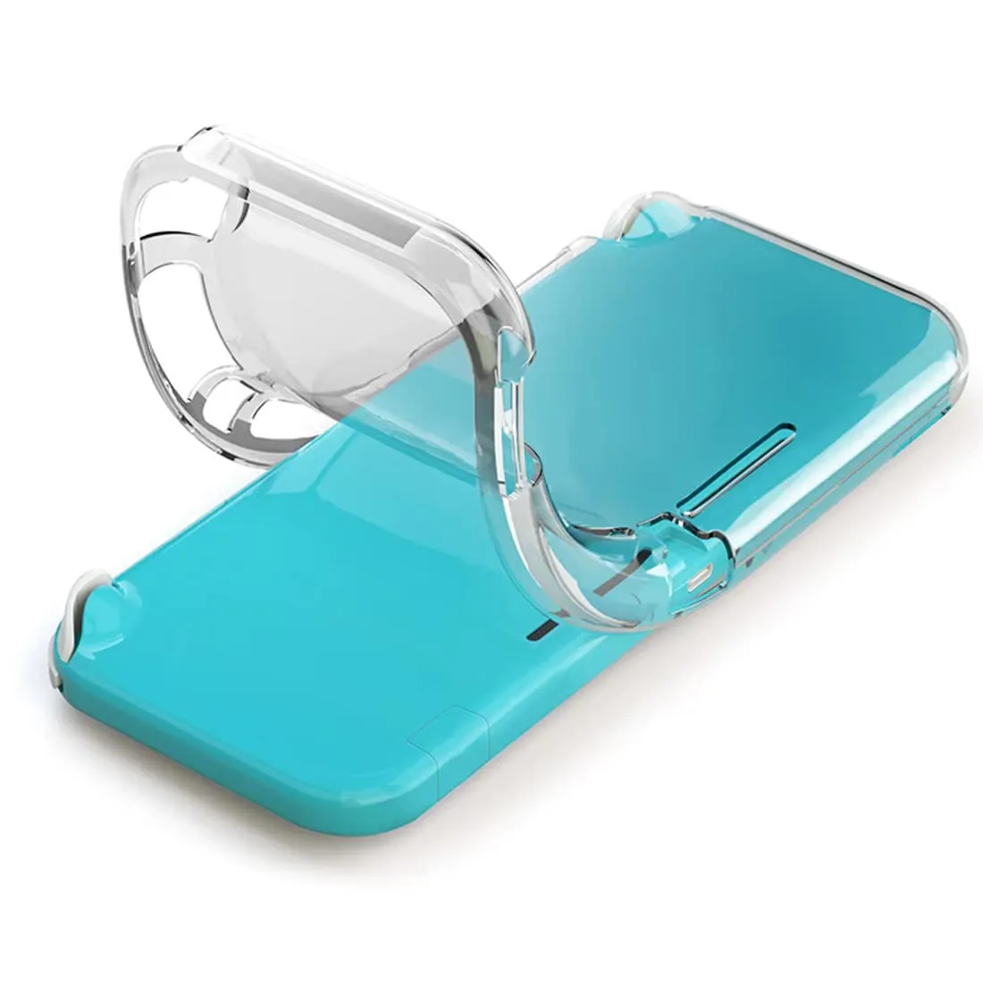 CUZKC Custodia per Nintendo Switch Lite,custodia morbida in TPU, custodia protettiva antiurto resistente ai graffi per Nintendo Switch Lite - trasparente.