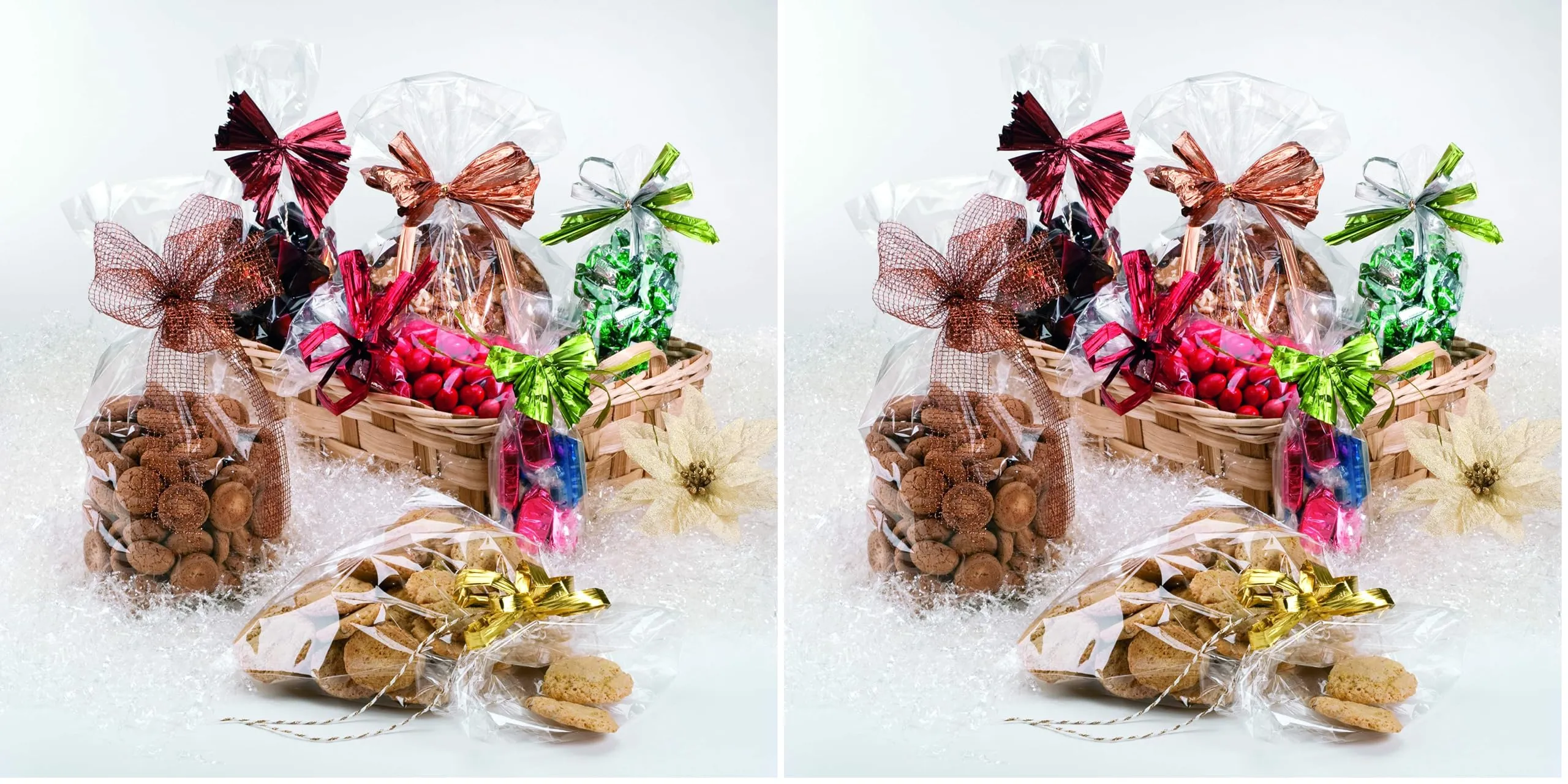 Italpak Sacchetti Trasparenti per alimenti, confezioni cellophane, 50 pz, 10x20 cm (Confezione da 2)