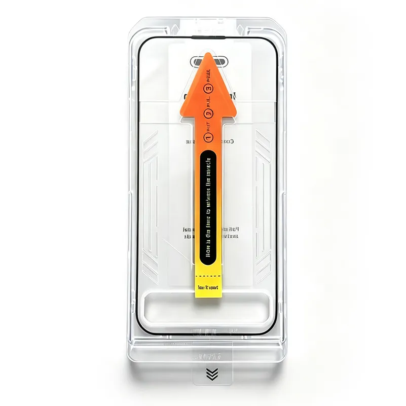 Pellicola protettiva per schermo OEM Dust Free Easy Fit per Samsung Galaxy S24 Ultra S928, Vetro temperato, Full Glue, Nera