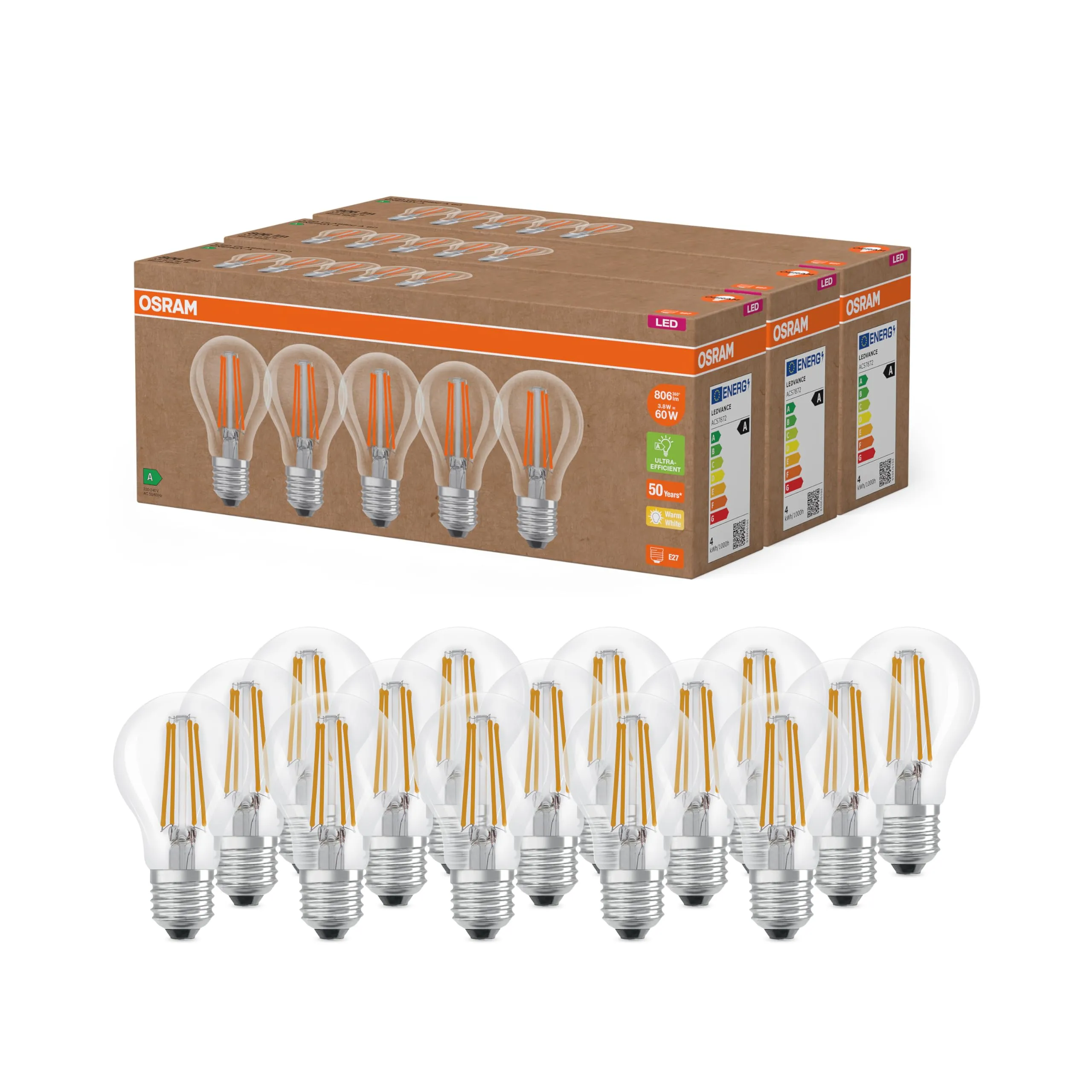 OSRAM lampada LED confezione da 5