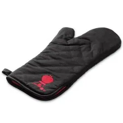 Guanto barbecue cotone trapuntato taglia Unica (40cm) Nero 6472