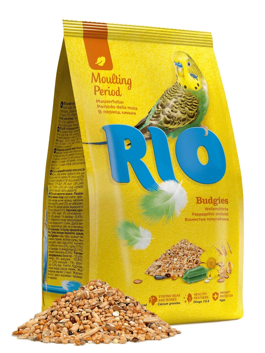 RIO Feed for Budgies. Moulting Period Feed 1000 Gram