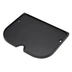 Piastra ghisa (21,5x28,5cm) liscia per barbecue Compact LUMIN Nero 6611