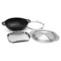 Wok Ghisa set vapore (36cm) CRAFTED GOURMET 7607