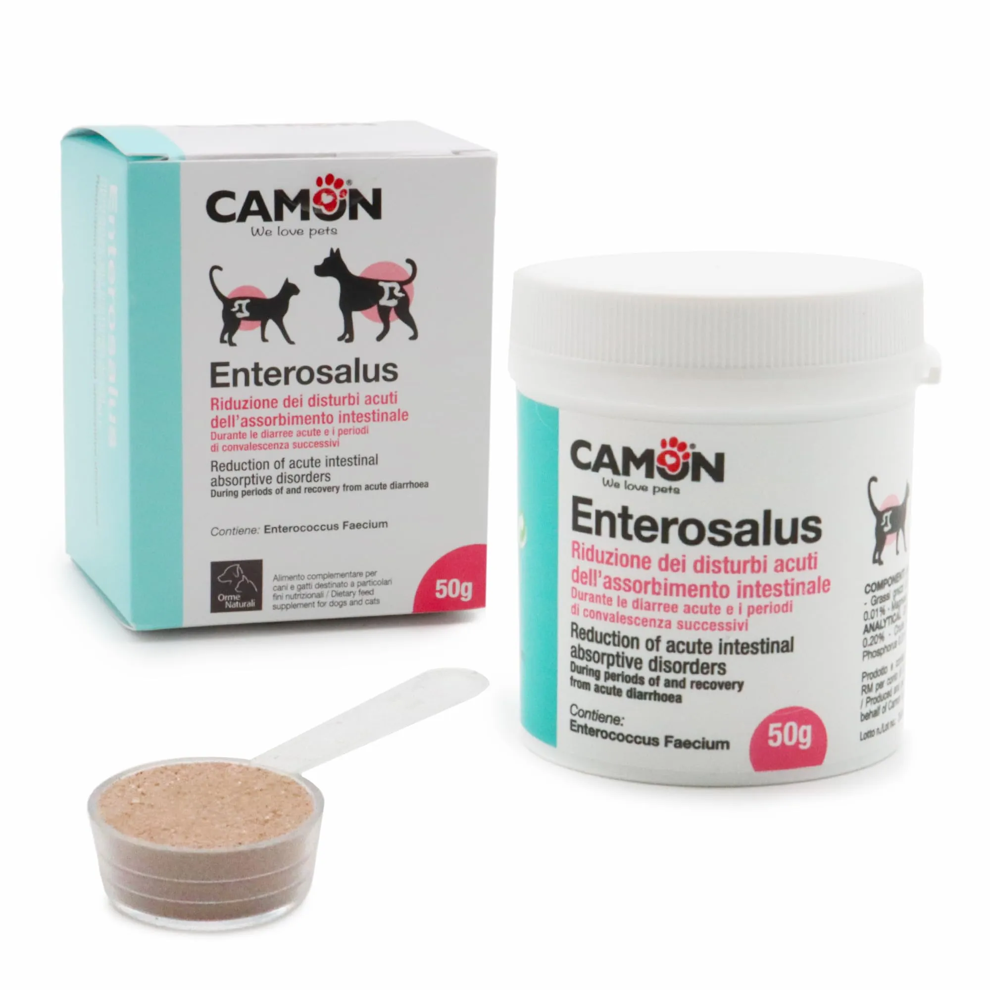 CAMON - Enterosalus Parnut Polvere 50g, Supporto alla Flora Intestinale