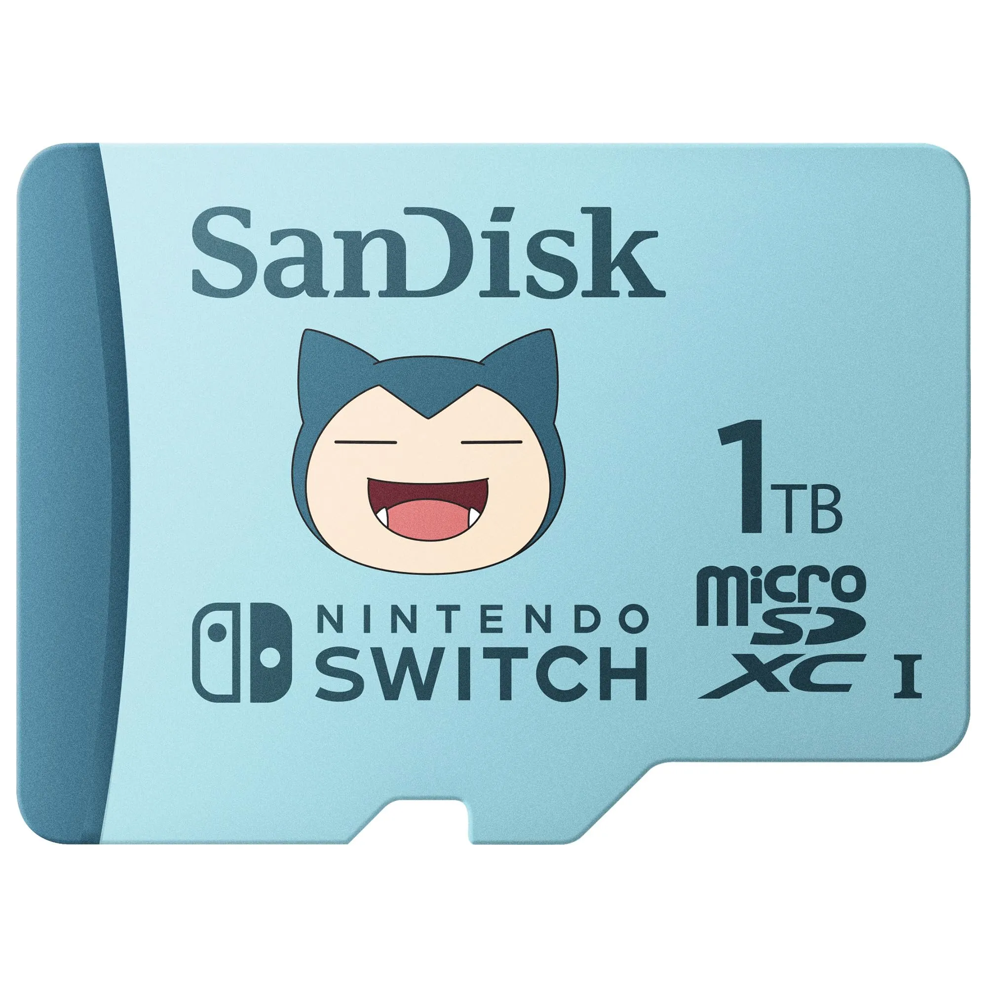 SANDISK scheda microSDXC per console Nintendo Switch 1TB, Edizione Pokémon Snorlax (velocità di lettura fino a 100 MB/s, UHS-I, 4K UHD, V30, Class 10, U3