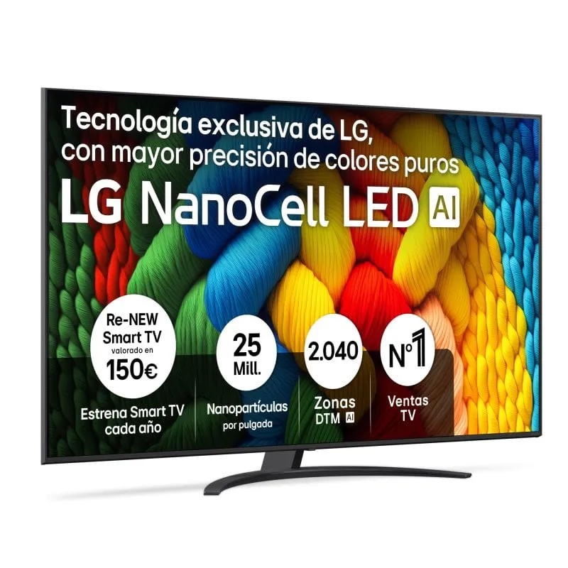 TV LG NanoCell 75NANO81A6A 75" 4K UltraHD 60Hz Smart TV WebOS HDR10 Magic Remote