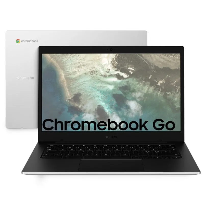 Chromebook Samsung Galaxy Go N4500 4GB 64GB eMMC 14'' Wi-Fi 6 Argento ChromeOS