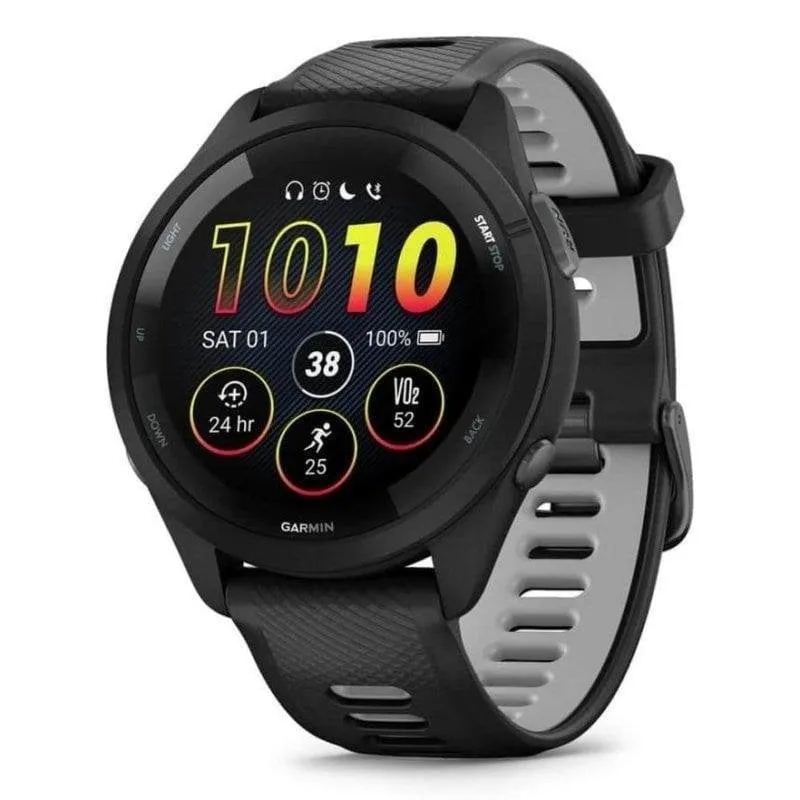 Garmin Forerunner 265 Bluetooth GPS 46mm Nero Taglia Unica SpO2 Cardiofrequenzimetro