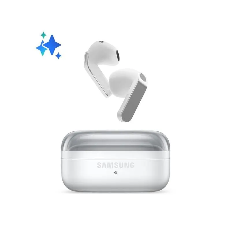 Auricolari Samsung Galaxy Buds 4 wireless Bluetooth con Cancellazione Attiva del Rumore bianchi